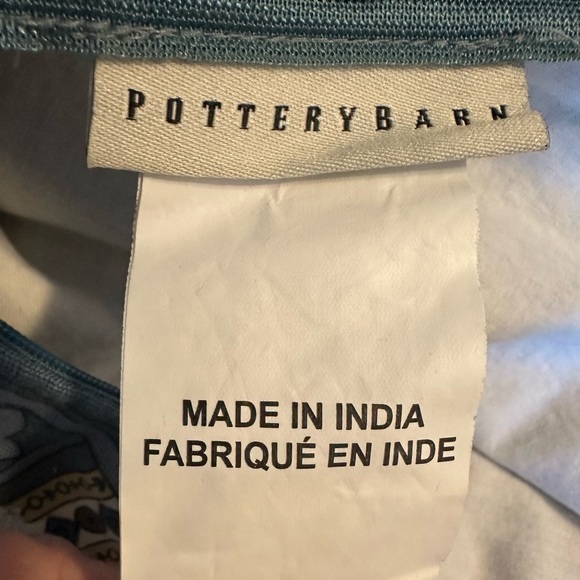 Pottery Barn Mansfield Blue Paisely Square Pillow Covers - Picture 13 of 15